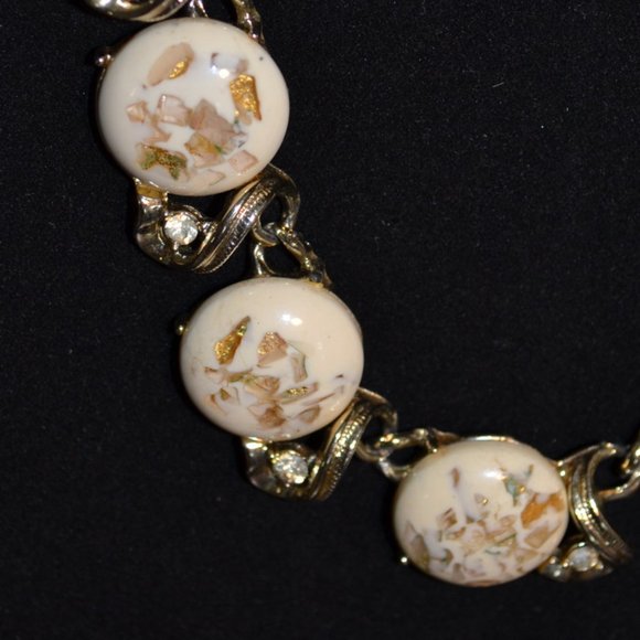 Coro Confetti Lucite Necklace, Bracelet & Case-VTG - Picture 5 of 10